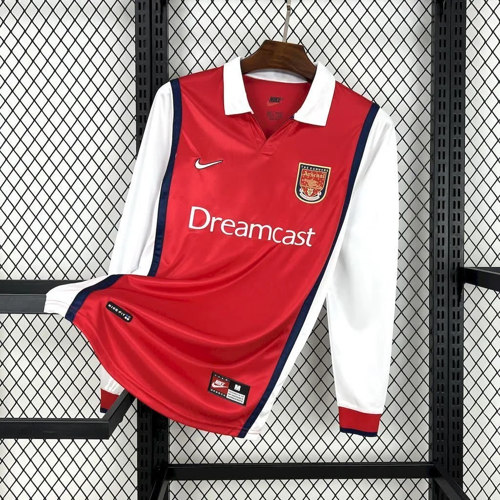 Arsenal 1999/00 Home Long Sleeves Retro Jersey, foto 1