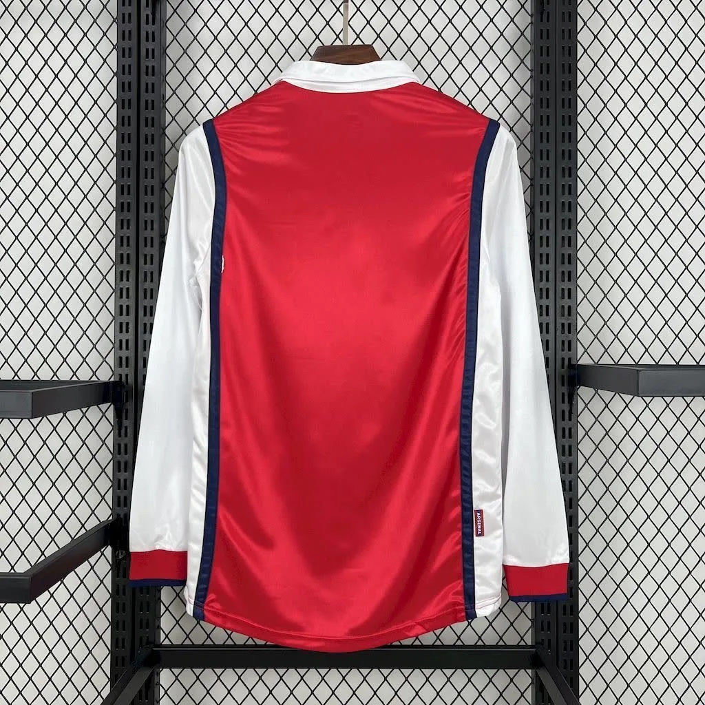 Arsenal 1999/00 Home Long Sleeves Retro Jersey, foto 3