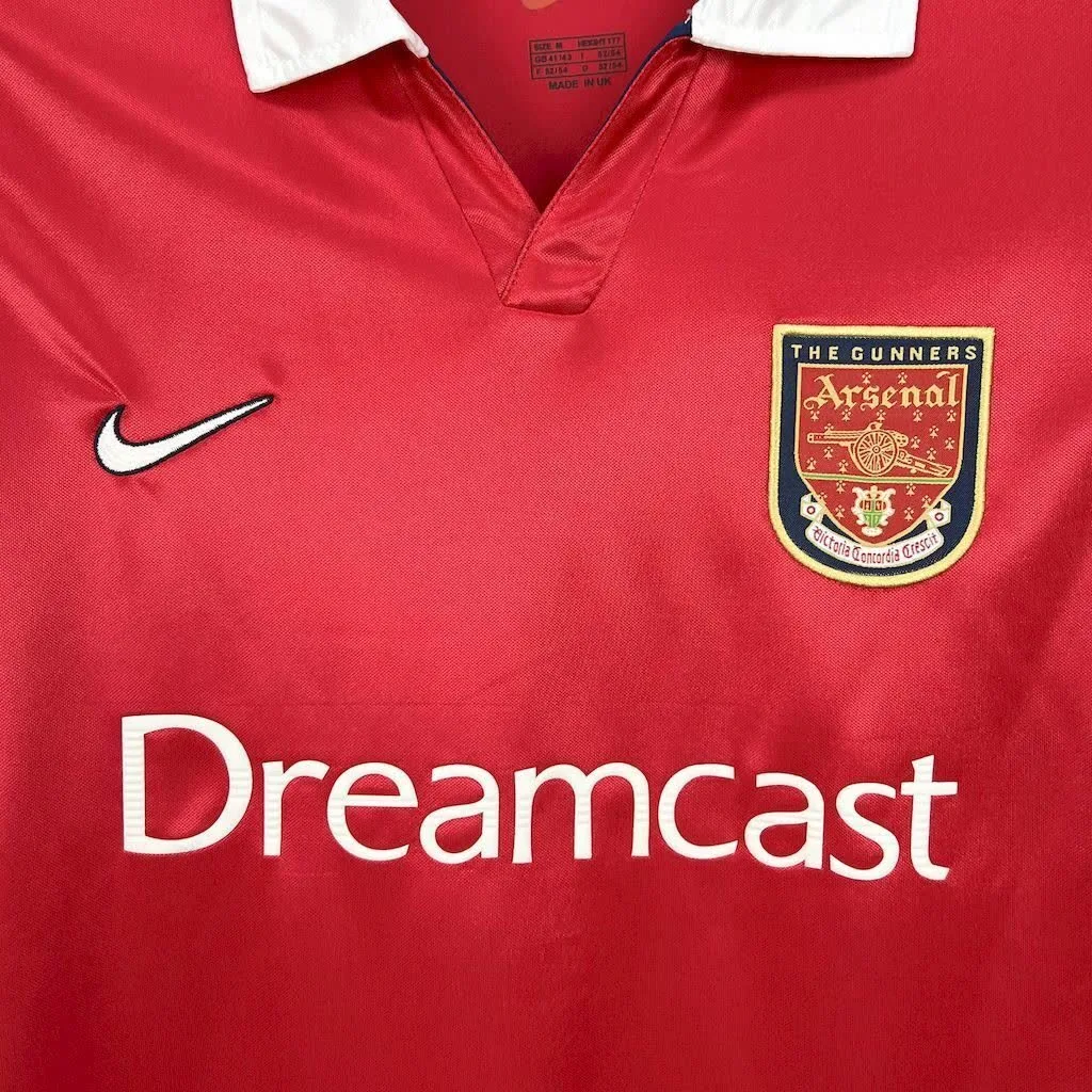 Arsenal 1999/00 Home Long Sleeves Retro Jersey, foto 6