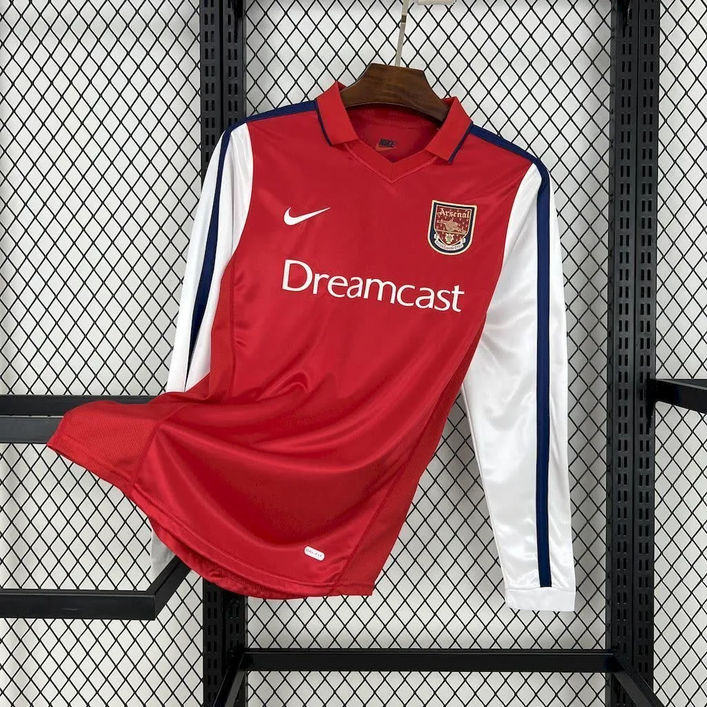 Arsenal 2000/01 Home Long Sleeves Retro Jersey, foto 1