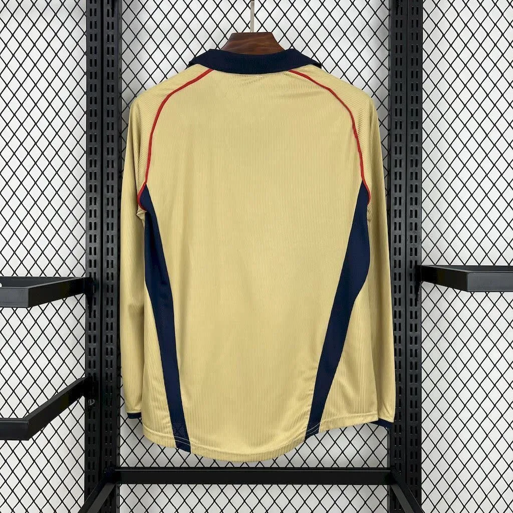 Arsenal 2001/02 Away Long Sleeves Retro Jersey, foto 2