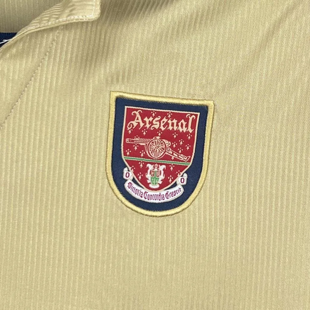 Arsenal 2001/02 Away Long Sleeves Retro Jersey, foto 4
