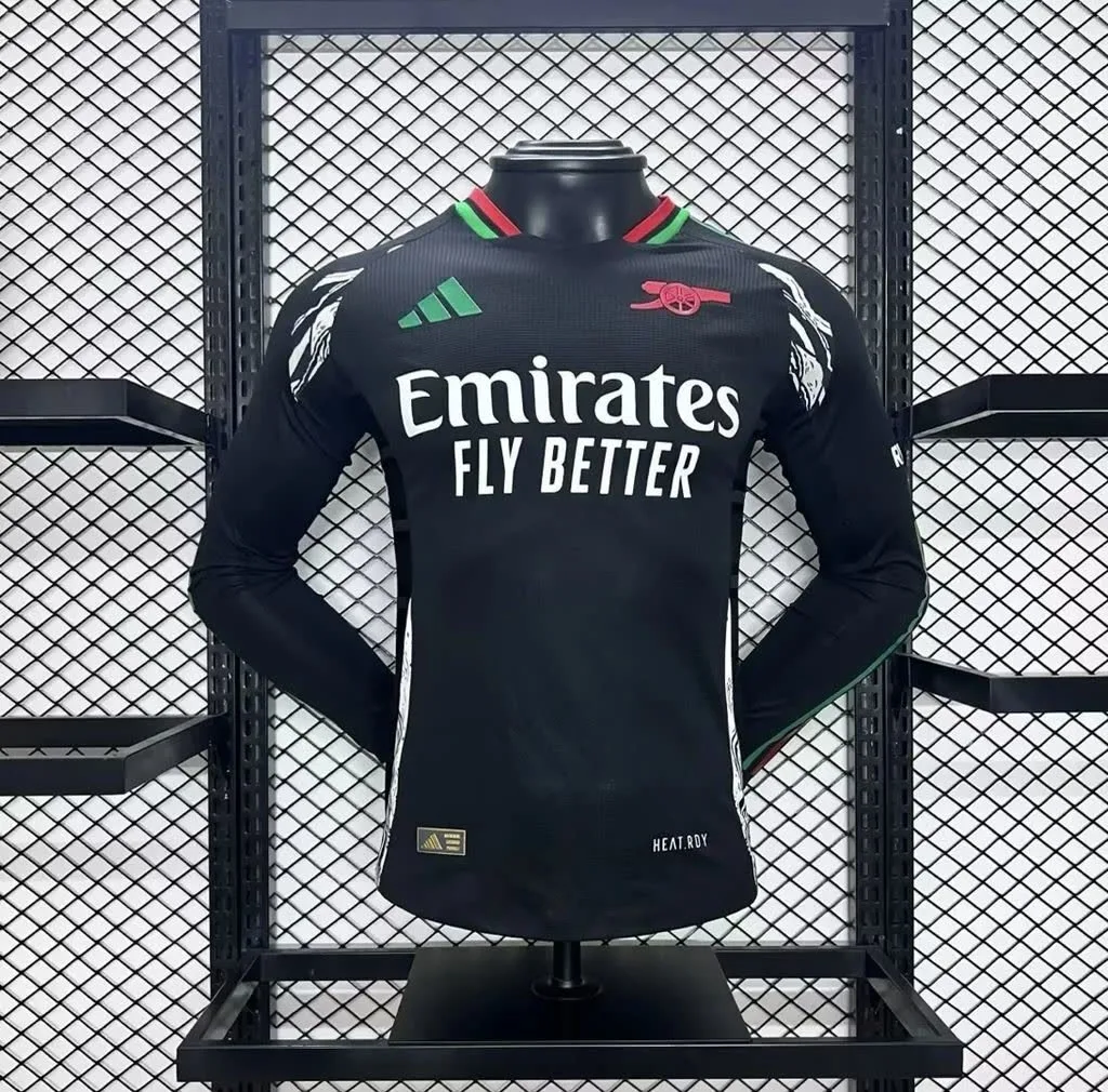 Arsenal 2024/25 Away Long Sleeves Jersey Player Version, foto 1