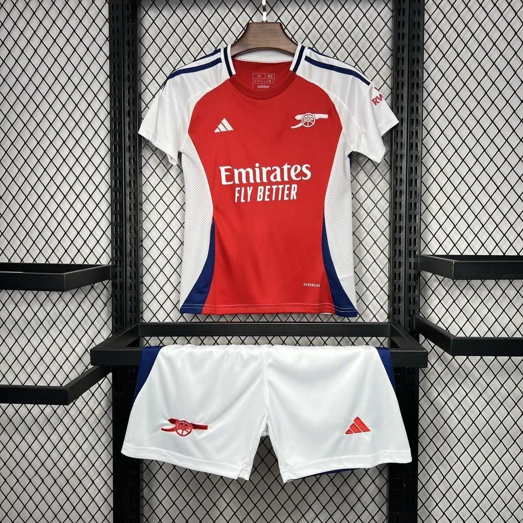 Arsenal 2024/25 Home Kids Kit, foto 1