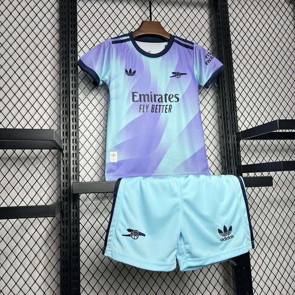 Arsenal 2024/25 Third Away Kids Kit, foto 3