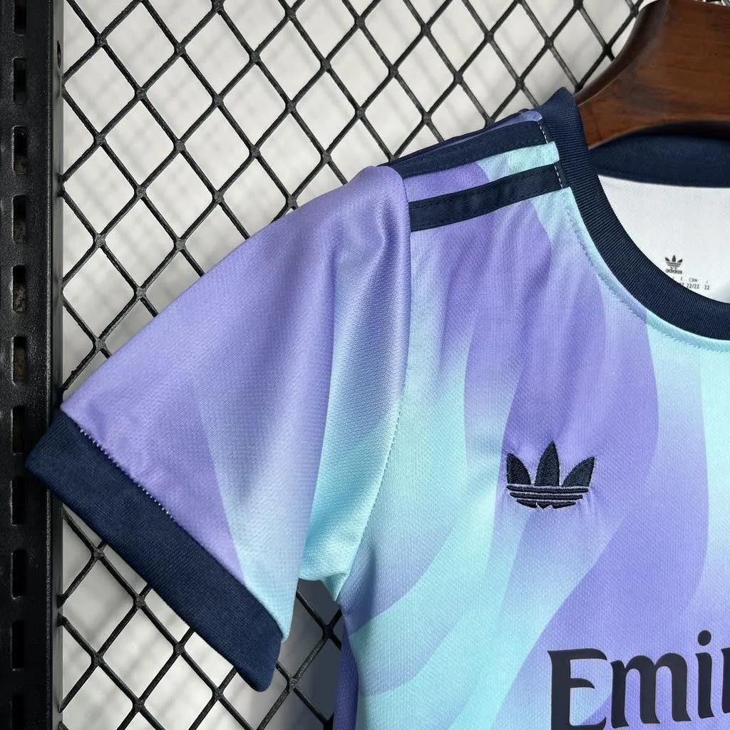 Arsenal 2024/25 Third Away Kids Kit, foto 6