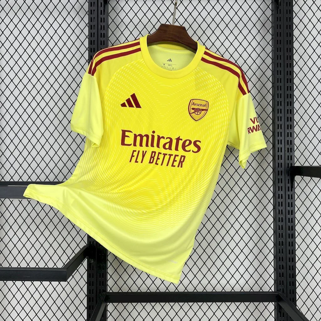 Arsenal 2025/26 Yellow goalkeeper Jersey, foto 1