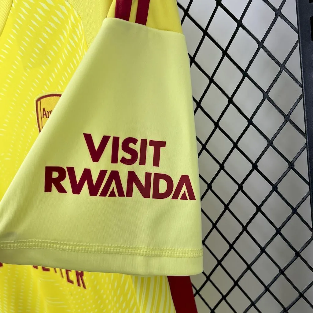 Arsenal 2025/26 Yellow goalkeeper Jersey, foto 3