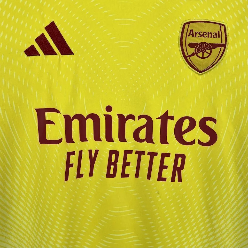 Arsenal 2025/26 Yellow goalkeeper Jersey, foto 5