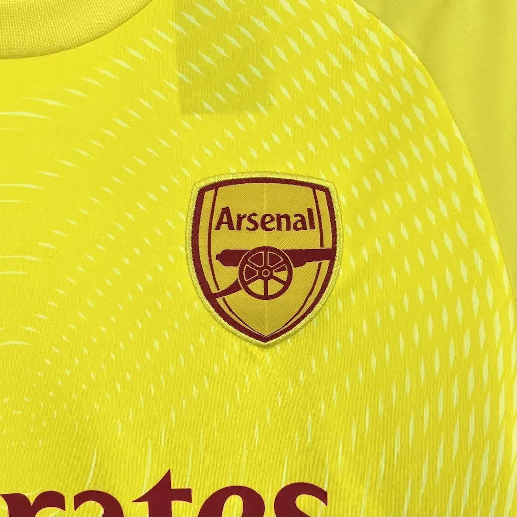 Arsenal 2025/26 Yellow goalkeeper Jersey, foto 6