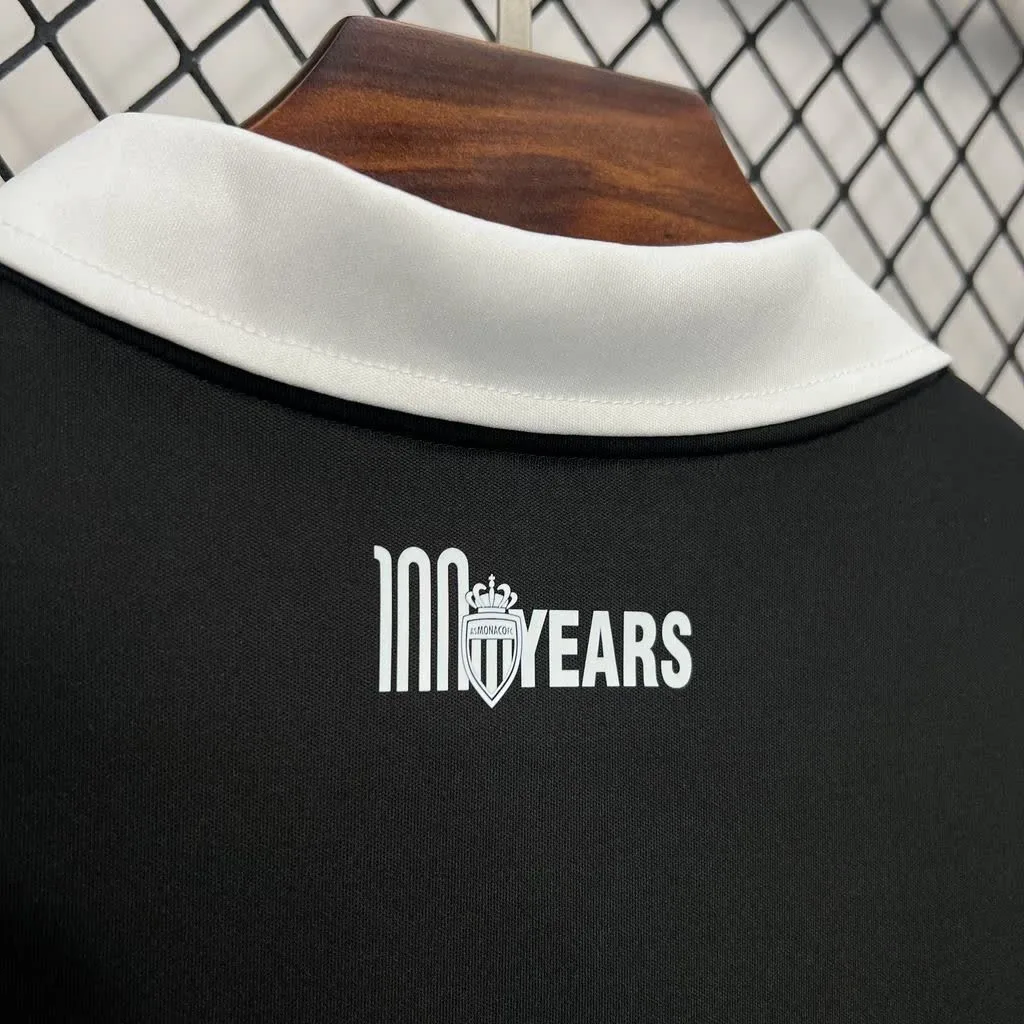 AS Monaco 2024/25 Black commemorative edition Jersey, foto 3