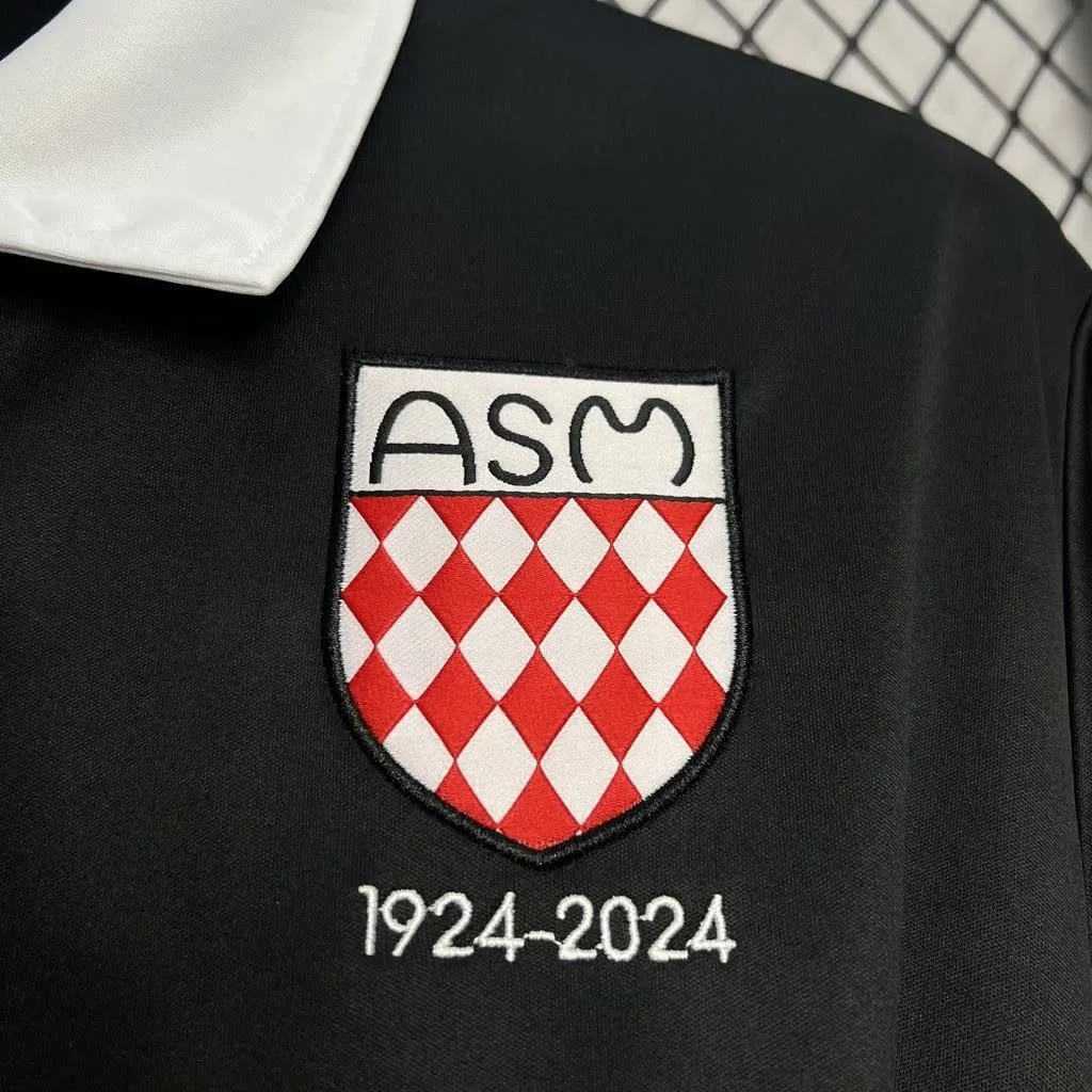 AS Monaco 2024/25 Black commemorative edition Jersey, foto 5