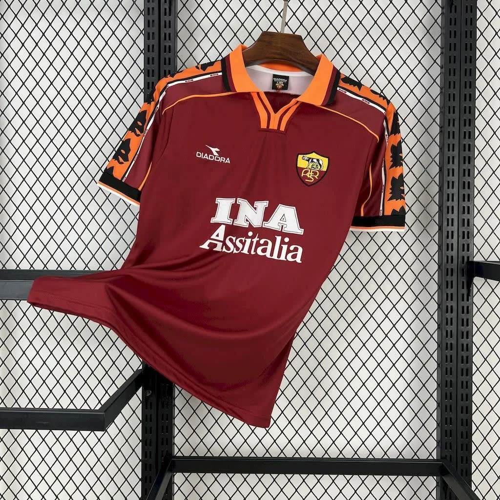 AS Roma 1998/99 Home Retro Jersey, foto 1