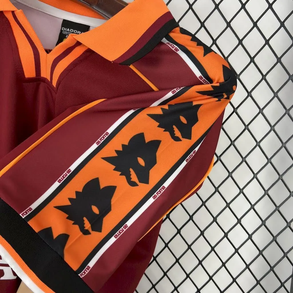 AS Roma 1998/99 Home Retro Jersey, foto 3
