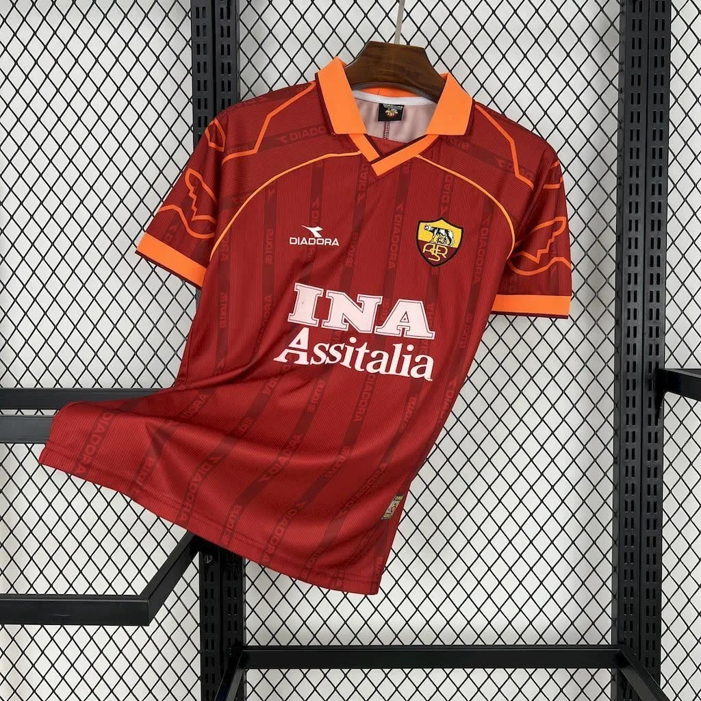 AS Roma 1999/00 Home Retro Jersey, foto 1