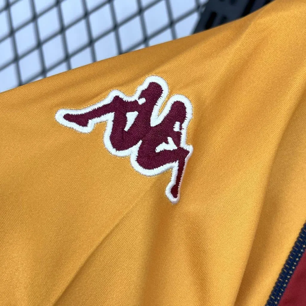 AS Roma 2001/02 Home Long Sleeve Retro Jersey, foto 4