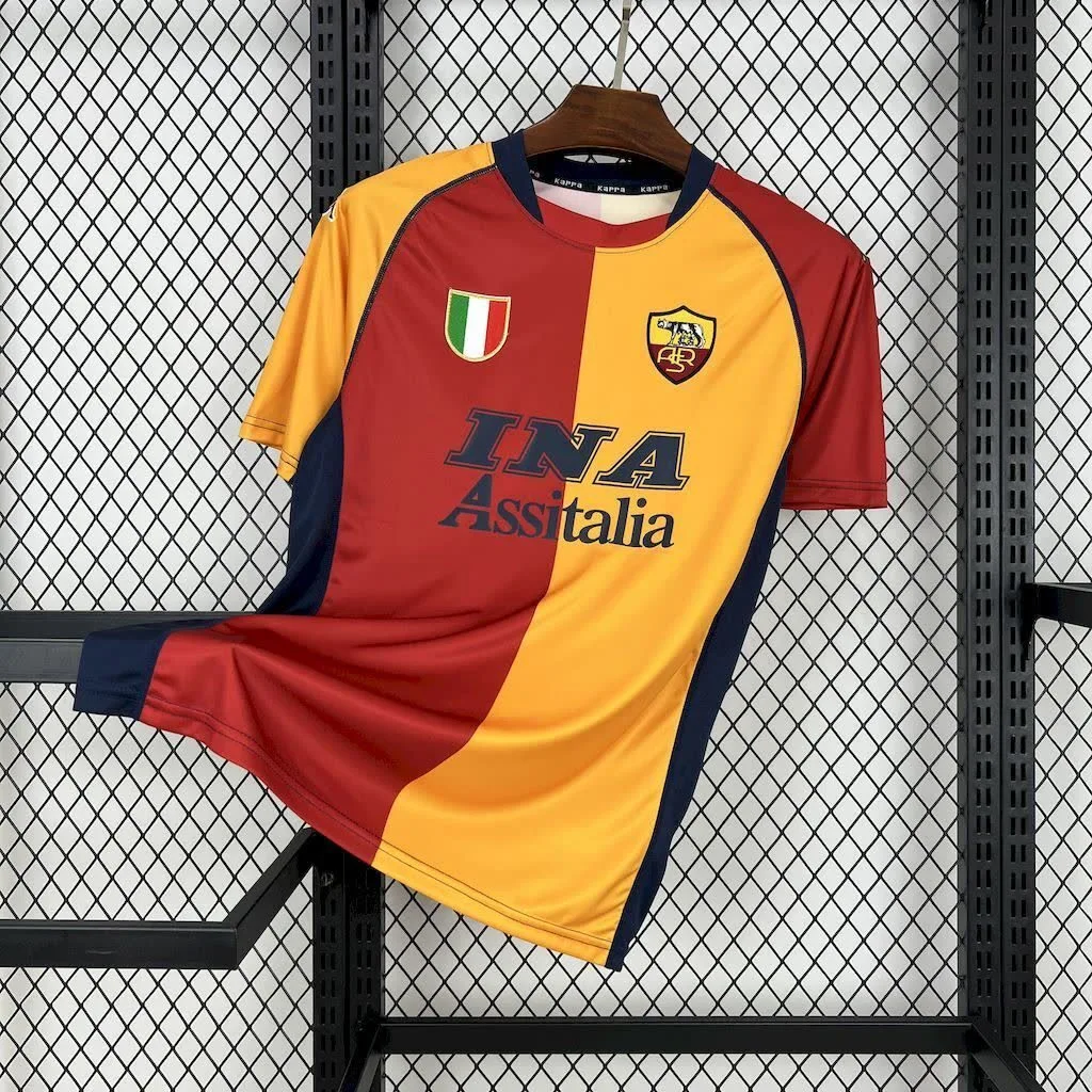 AS Roma 2001/02 Home Retro Jersey, foto 1