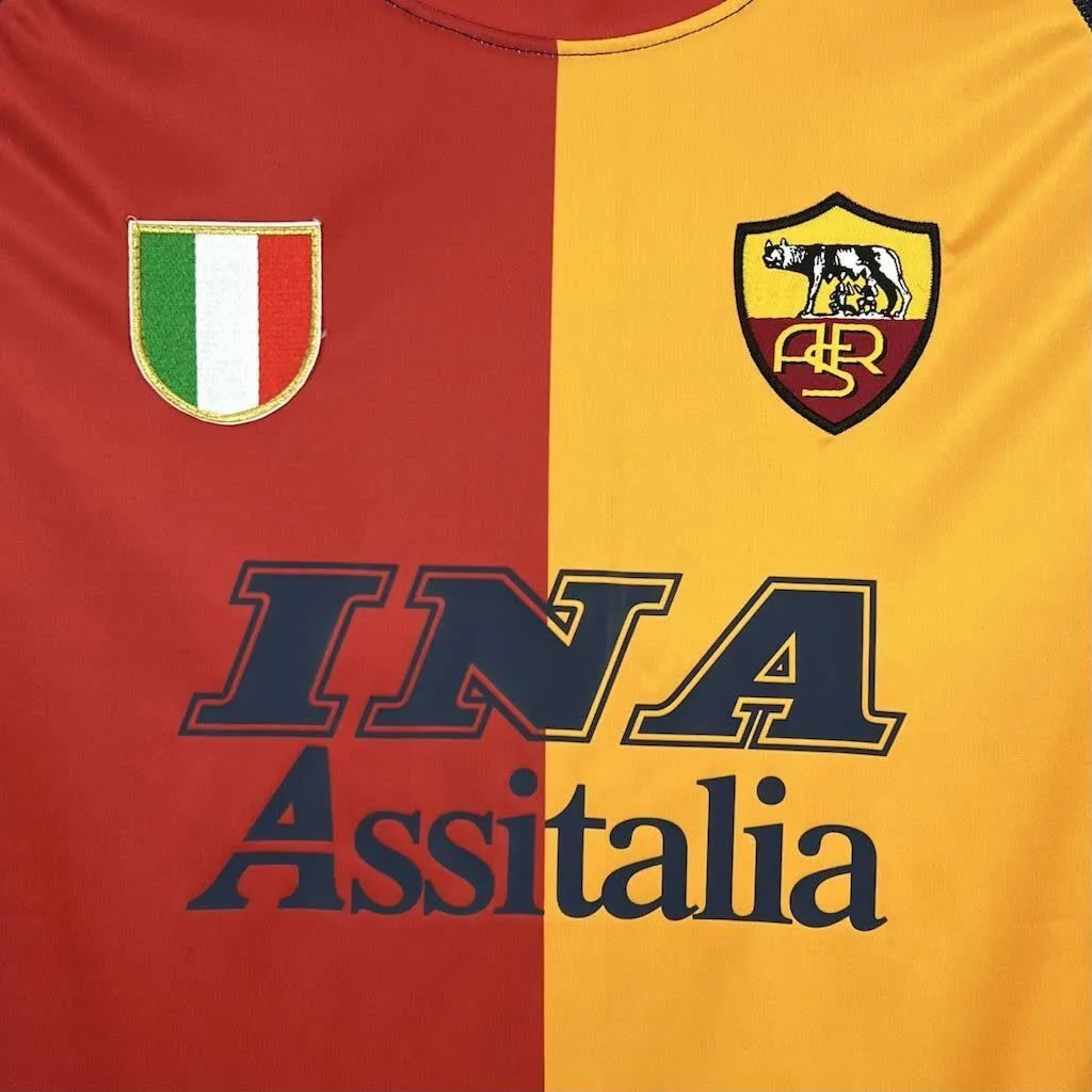 AS Roma 2001/02 Home Retro Jersey, foto 5