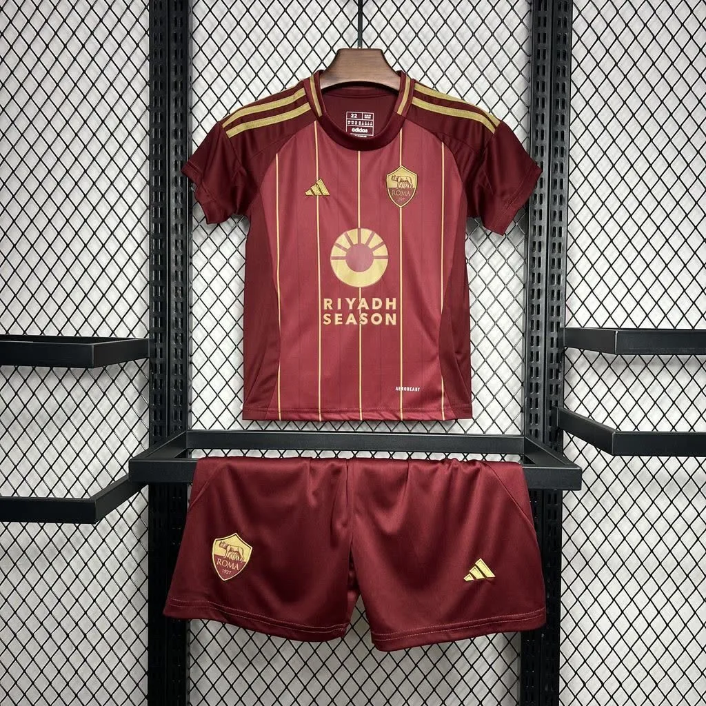AS Roma 2024/25 Home Kids Kit, foto 1