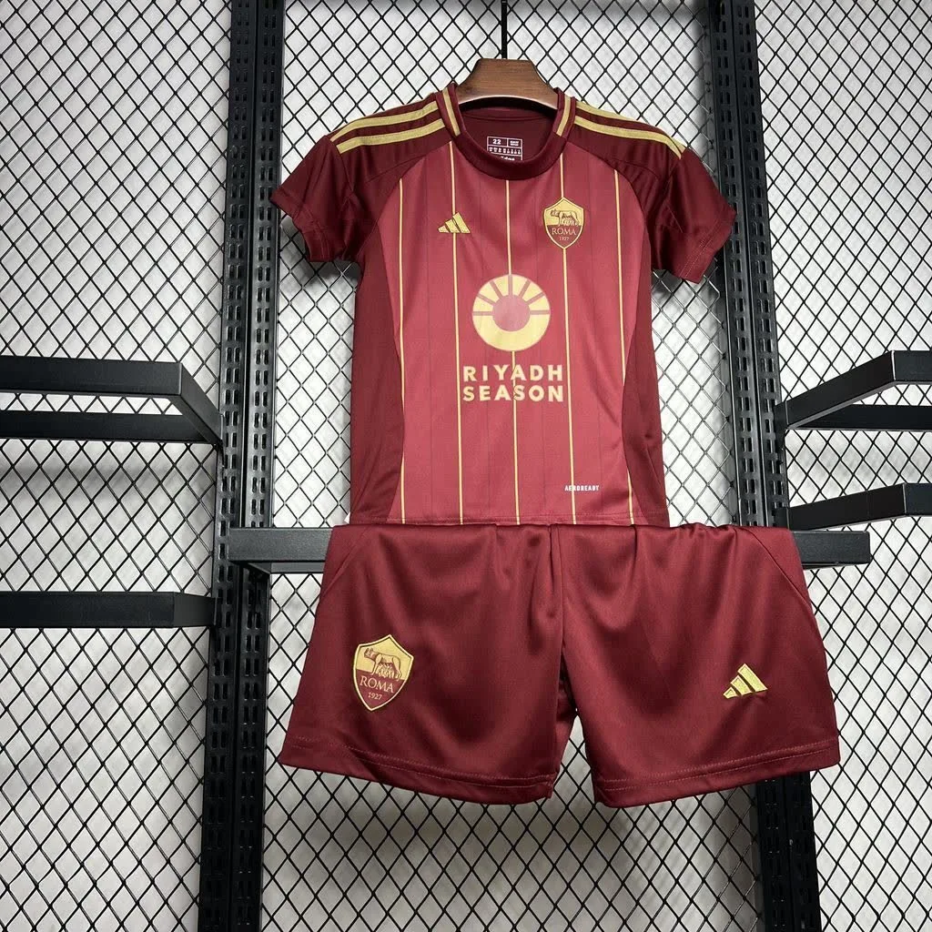 AS Roma 2024/25 Home Kids Kit, foto 3