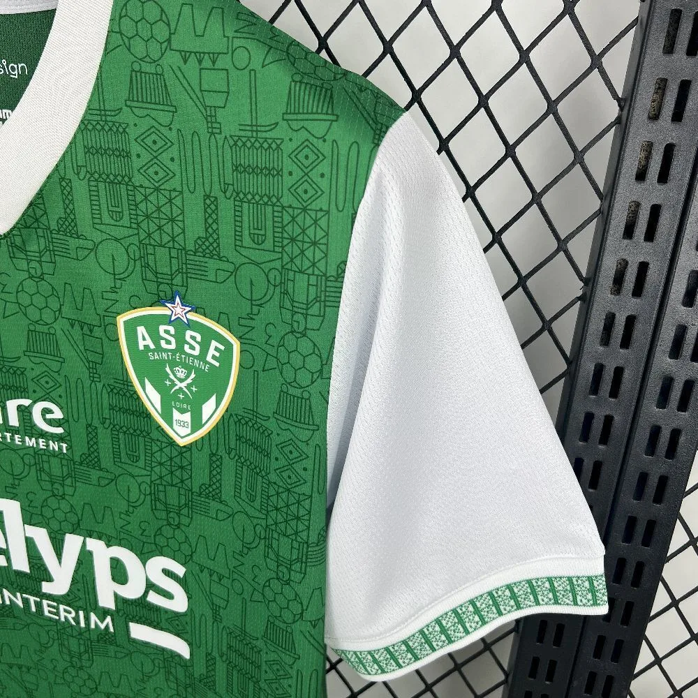 AS Saint-Etienne 2025/26 Home Jersey, foto 3