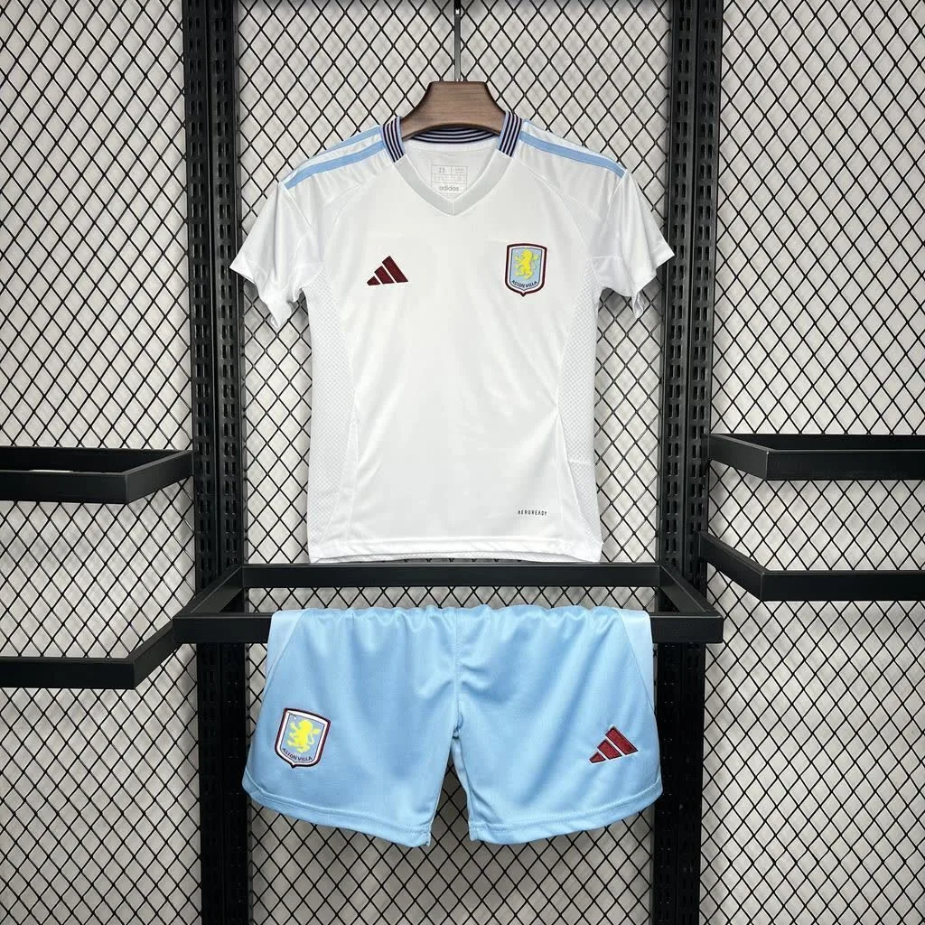 Aston Villa 2024/25 Away Kids Kit, foto 1