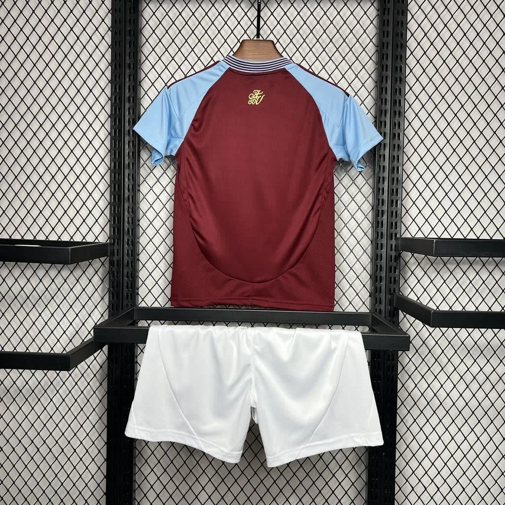Aston Villa 2024/25 Home Kids Kit, foto 2