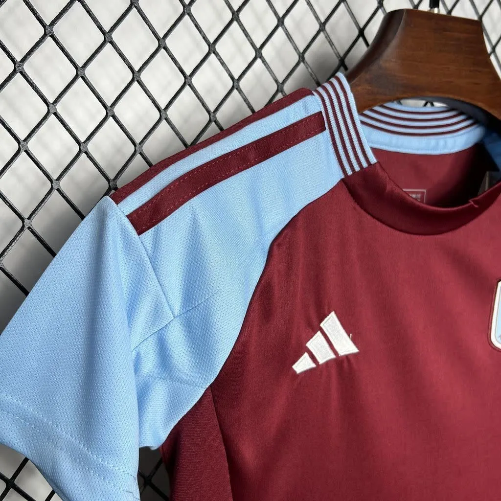 Aston Villa 2024/25 Home Kids Kit, foto 6