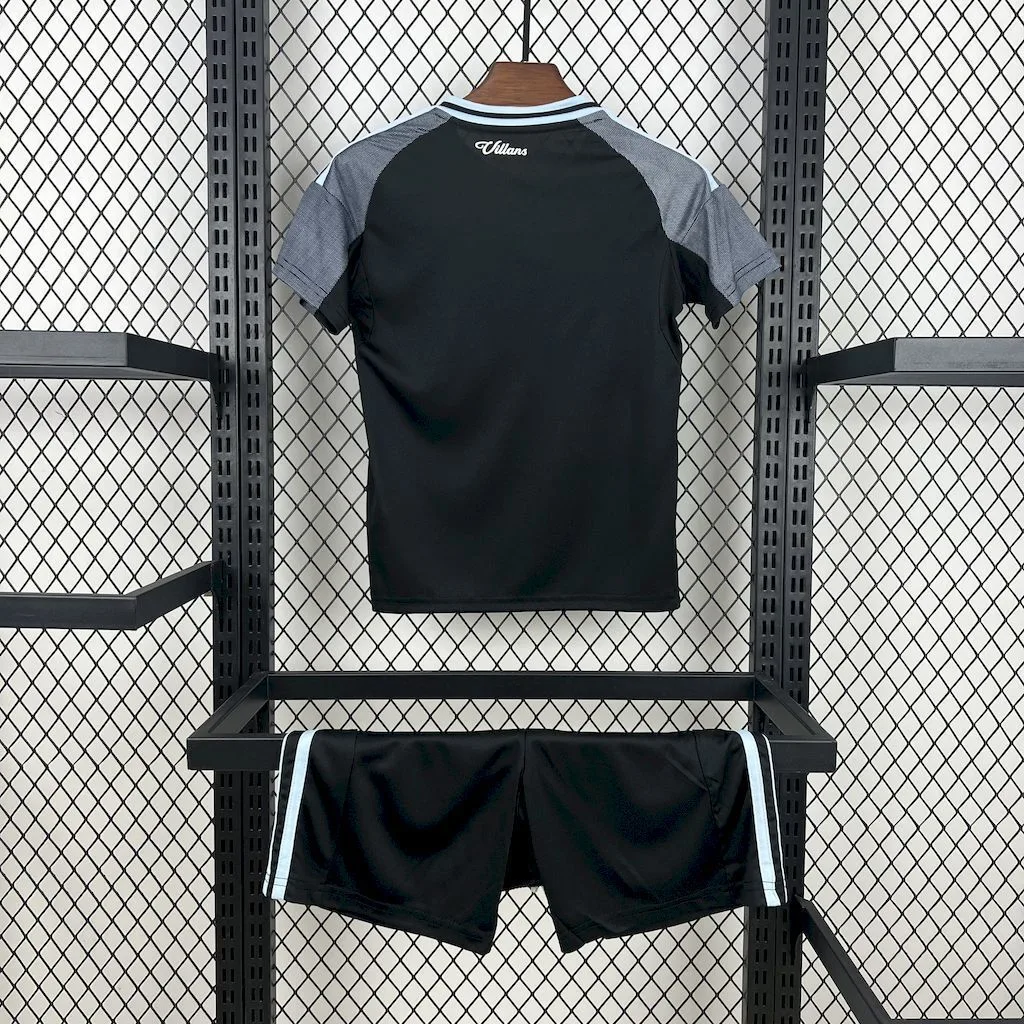 Aston Villa 2025/26 Away Kids Kit, foto 3