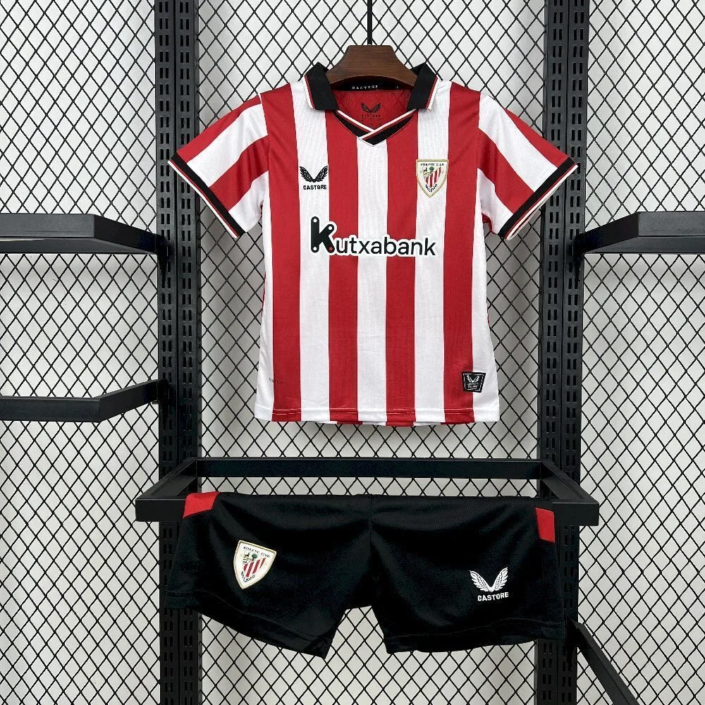 Athletic Bilbao 2025/26 Home Kids Kit, foto 1
