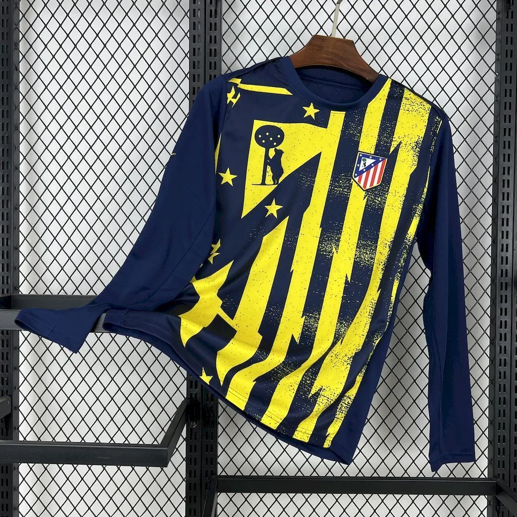 Atletico Madrid 2025/26 Pre-match training Long Sleeves Jersey