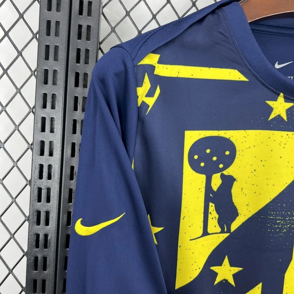 Atletico Madrid 2025/26 Pre-match training Long Sleeves Jersey, foto 3