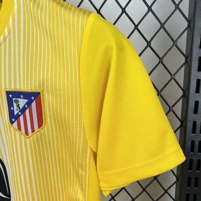 Atletico Madrid 2025/26 Yellow Goalkeeper Kids Kit, foto 5