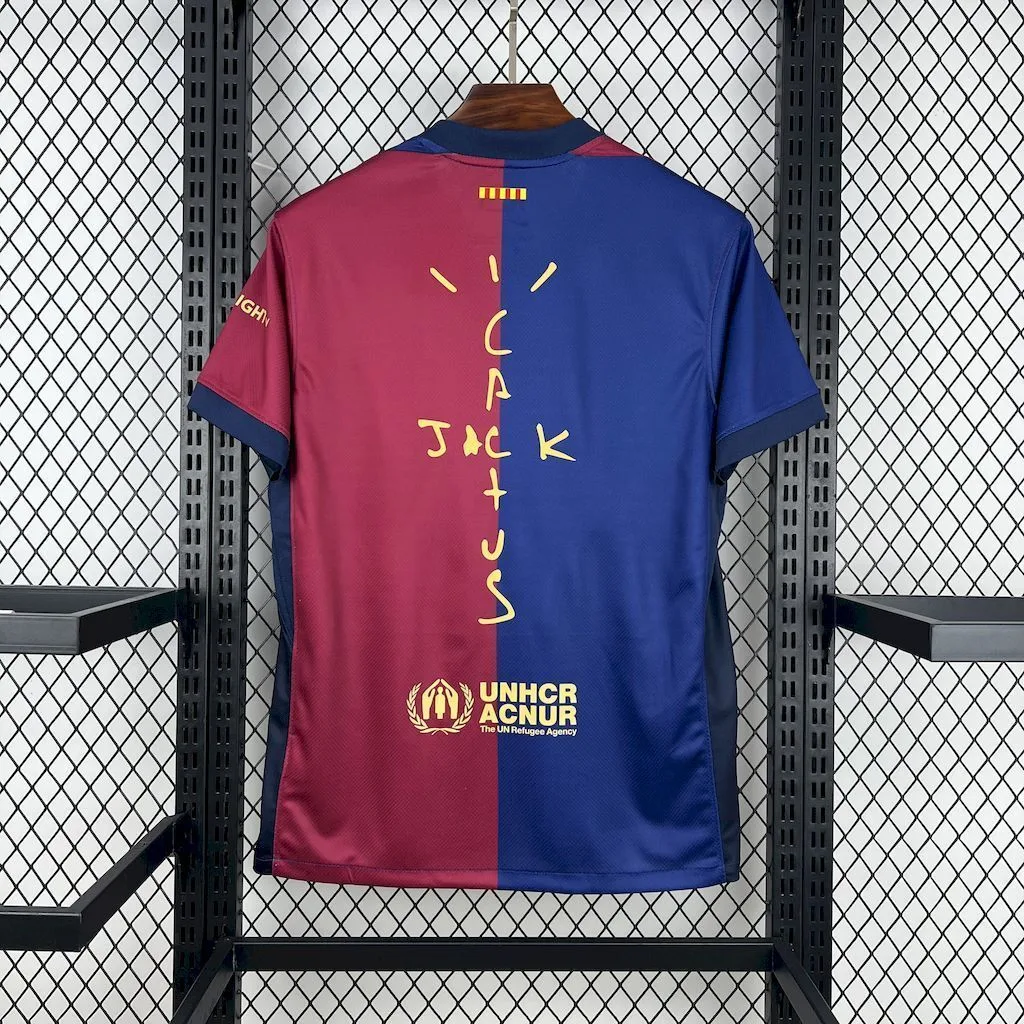 Barcelona 2024/25 Home Travis Scott Special Jersey, foto 2