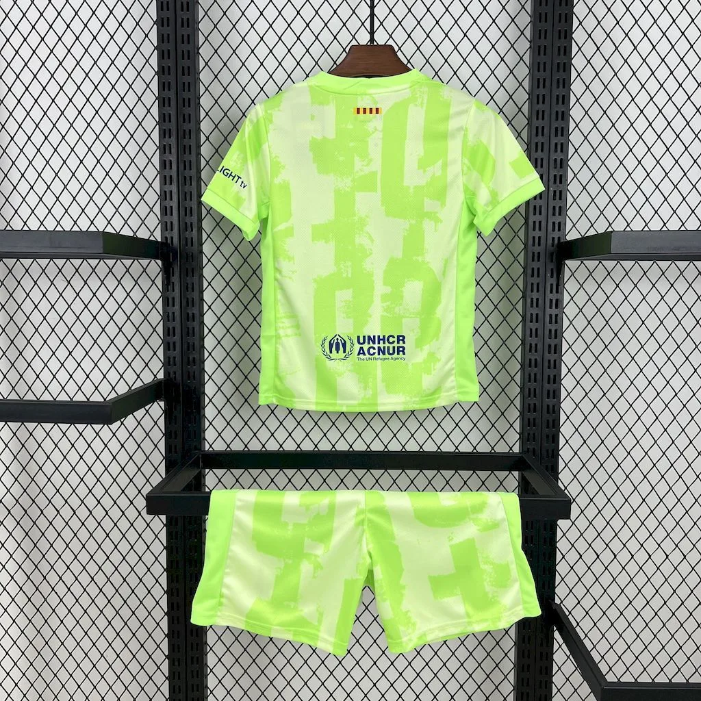 Barcelona 2024/25 Third Travis Scott Edition Kids Kit, foto 4