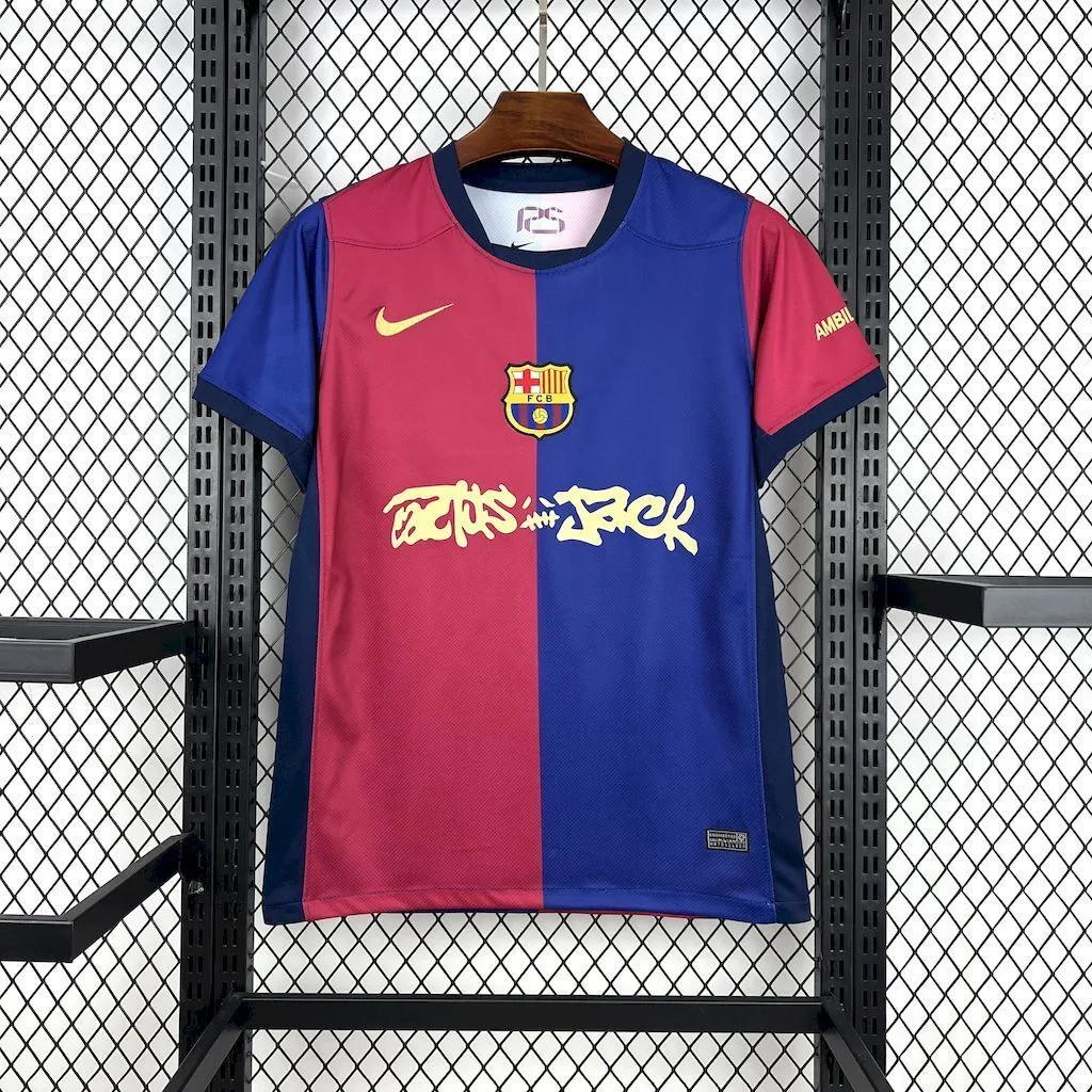 Barcelona 2024/25 Travis Scott Edition Jersey, foto 3