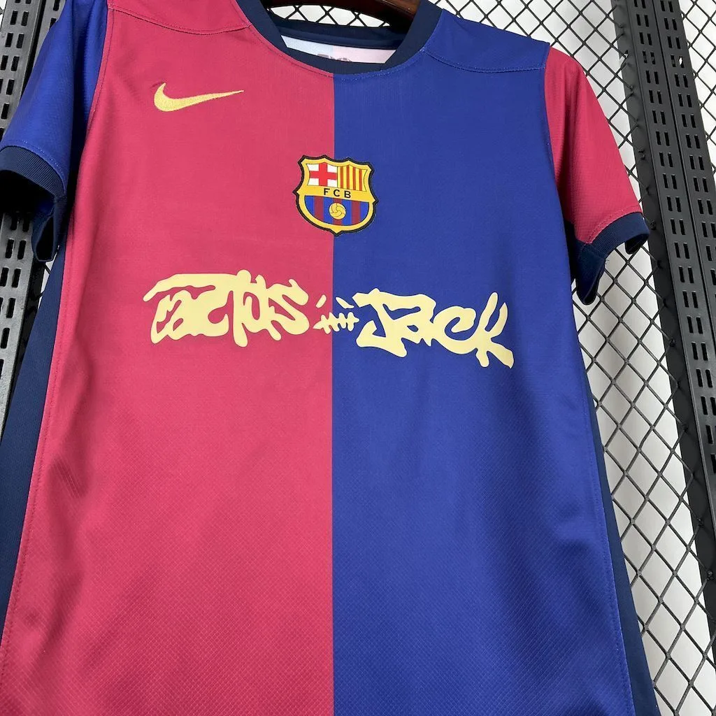 Barcelona 2024/25 Travis Scott Edition Jersey, foto 4