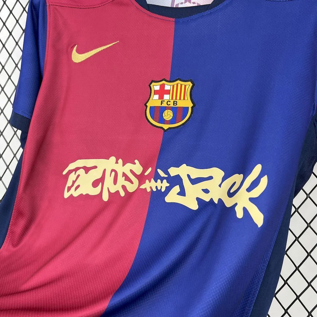 Barcelona 2024/25 Travis Scott Edition Jersey, foto 6