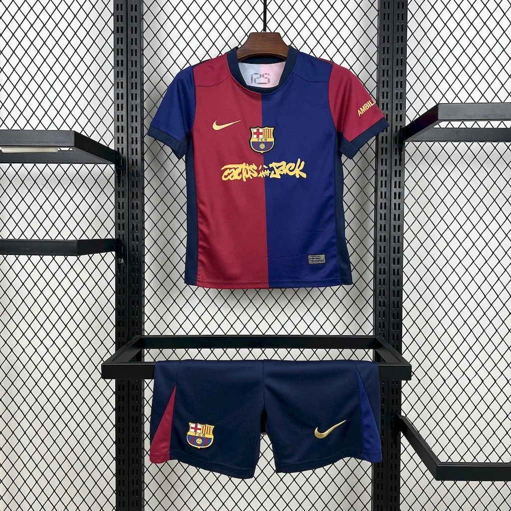 Barcelona 2024/25 Travis Scott Edition Kids Kit, foto 1