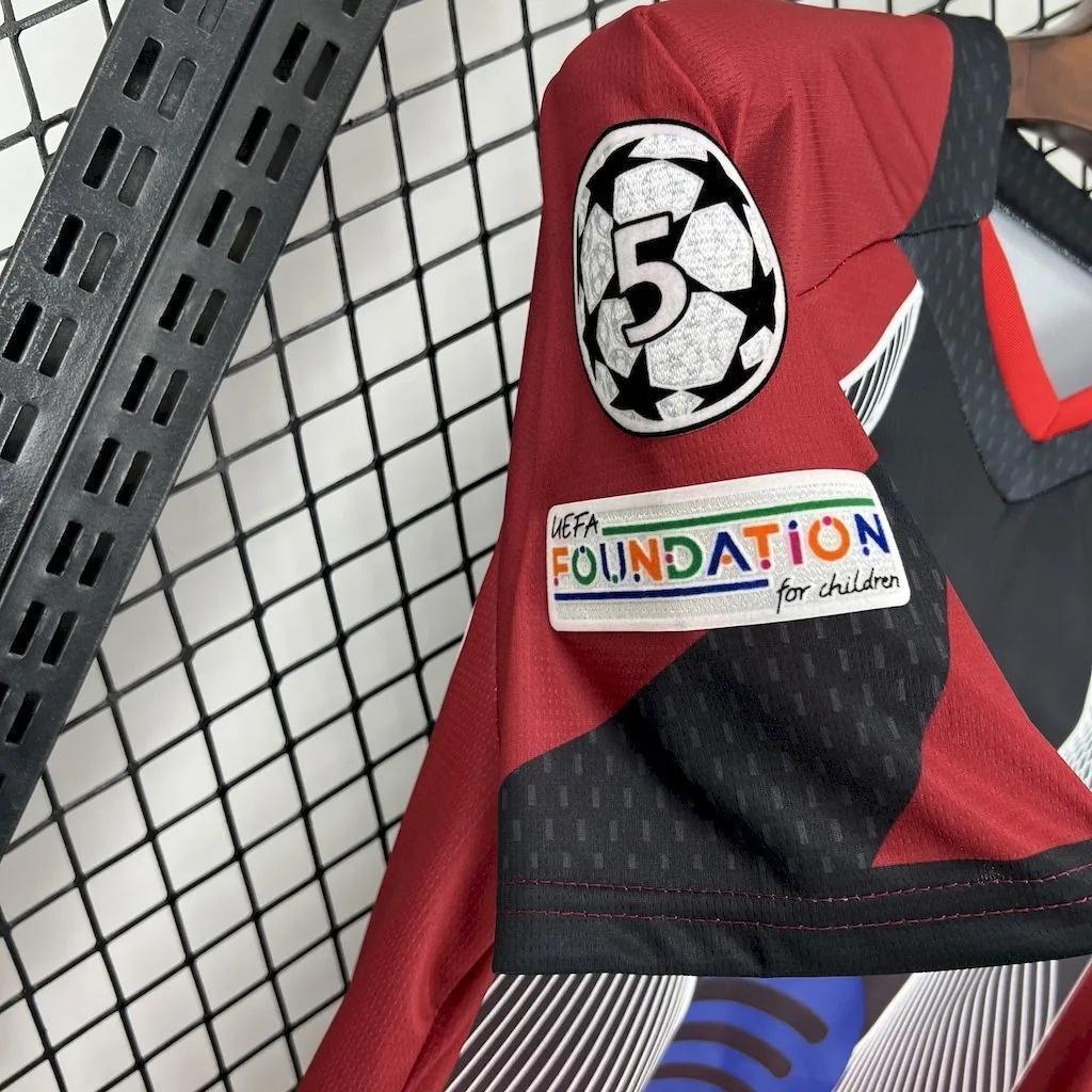 Barcelona 2025/26 Black and red special edition Jersey (With Champions League), foto 3