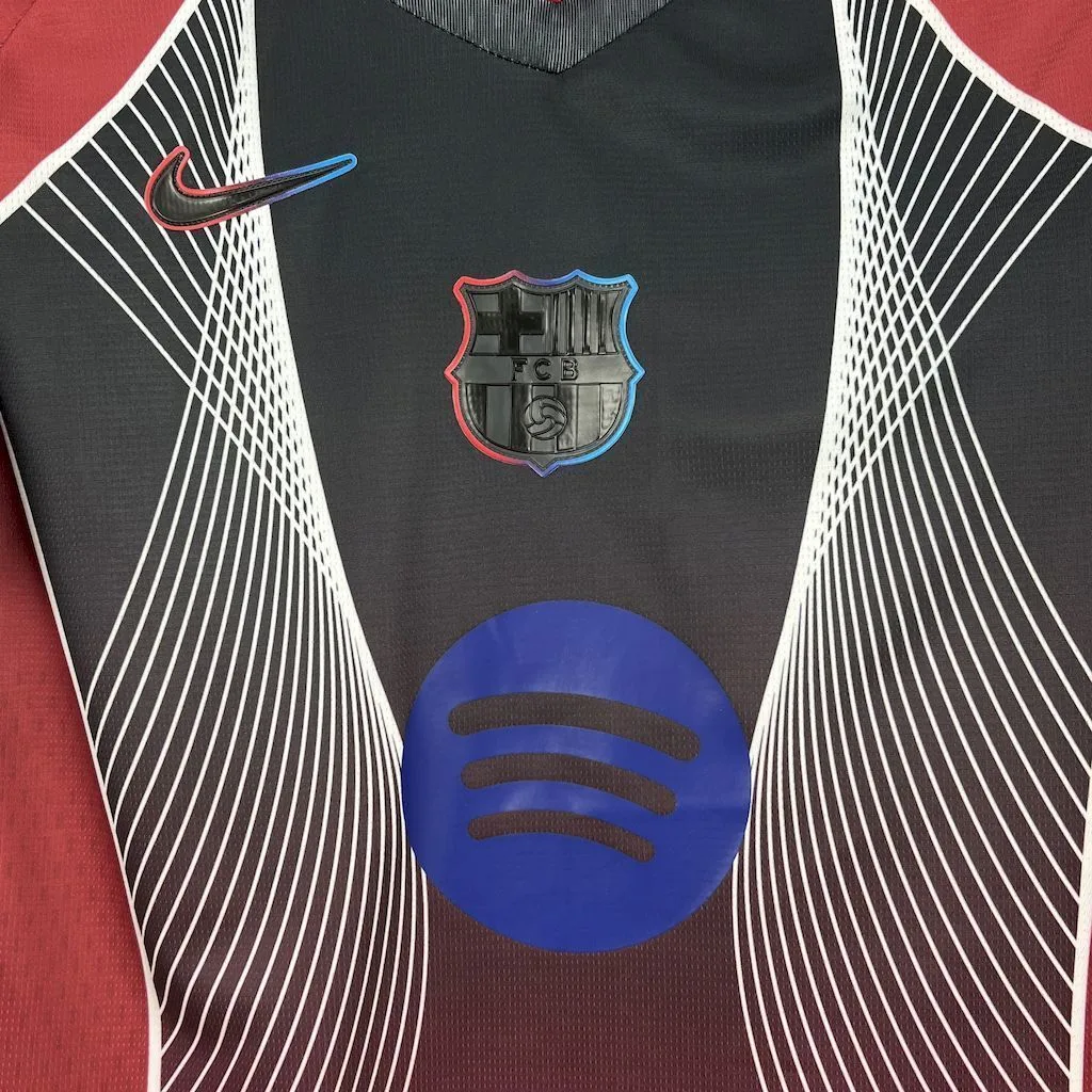 Barcelona 2025/26 Black and red special edition Jersey (With Champions League), foto 4