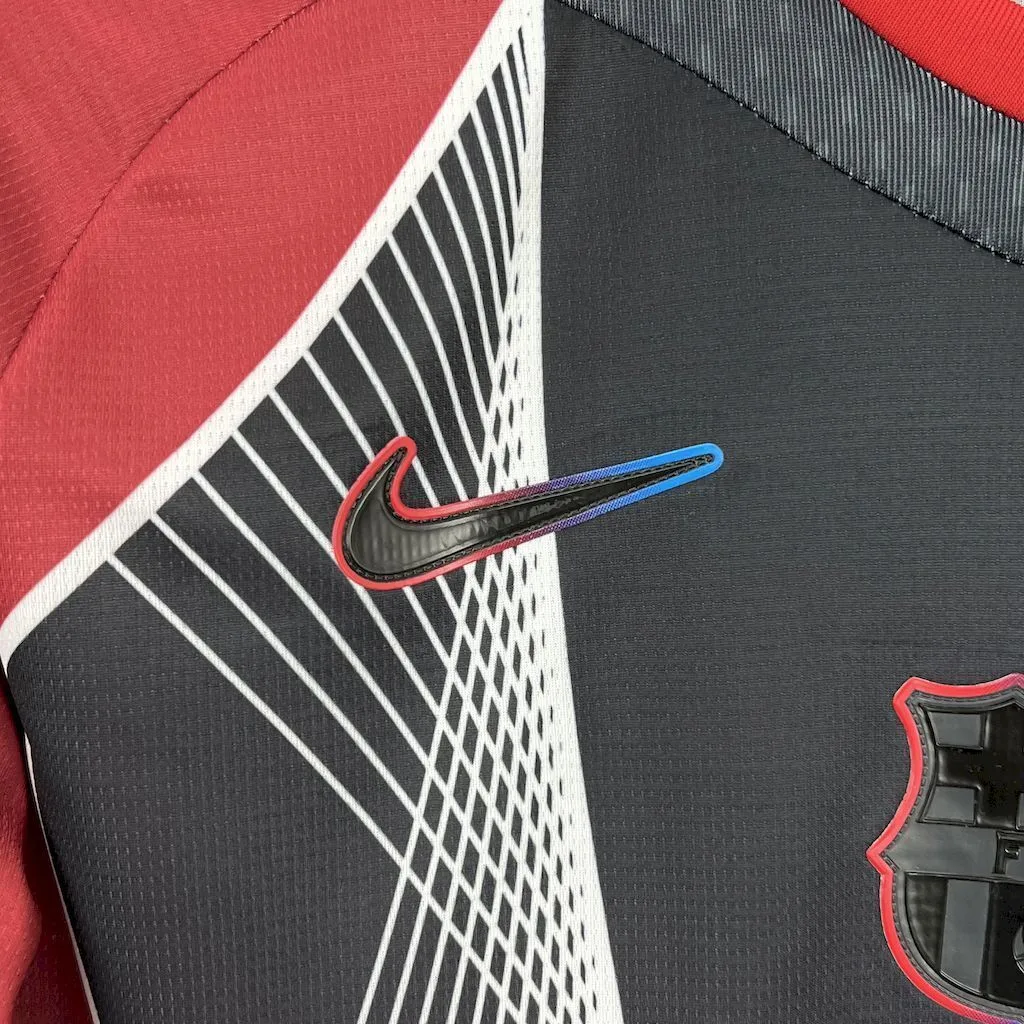 Barcelona 2025/26 Black and red special edition Jersey (With Champions League), foto 5