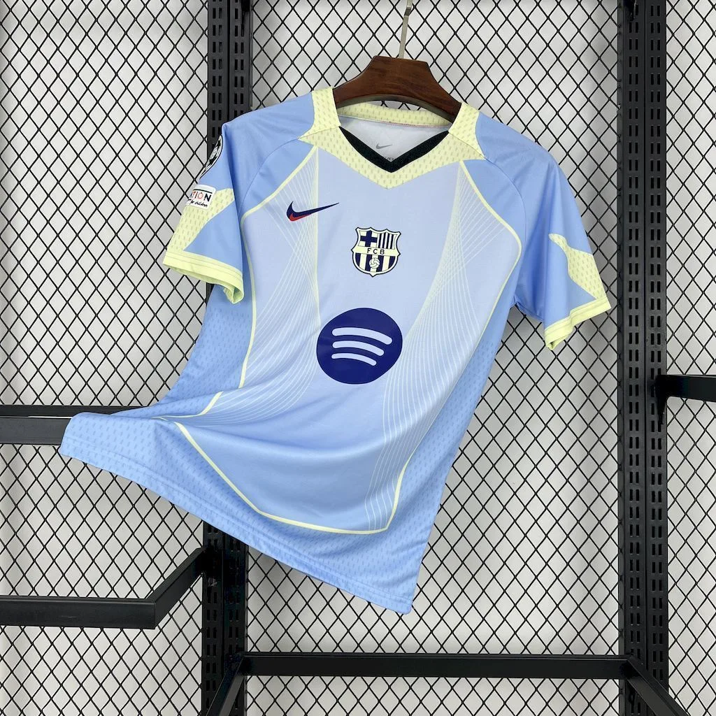Barcelona 2025/26 blue special edition Jersey (With Champions League)