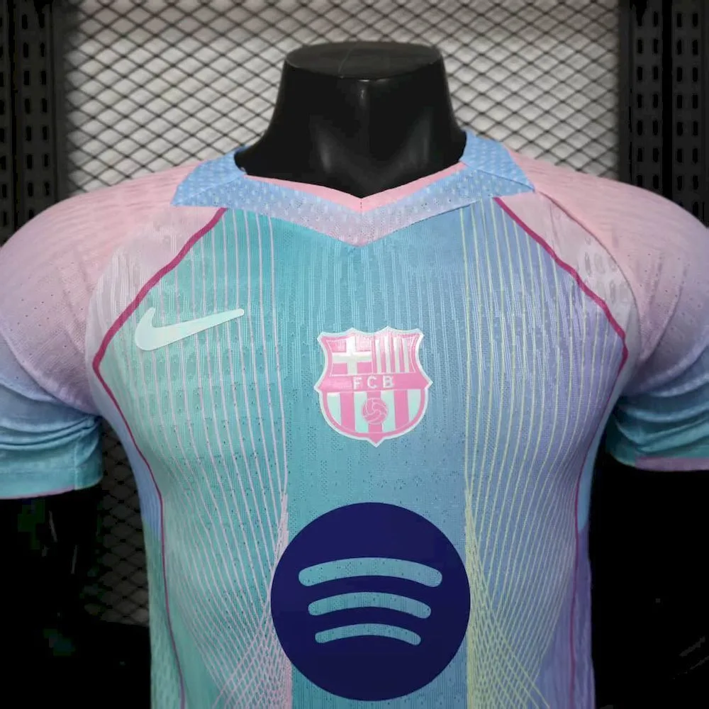Barcelona 2025/26 Bule Special Edition Jersey Player Version, foto 2