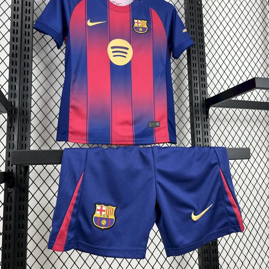 Barcelona 2025/26 Home Kids Kit, foto 4