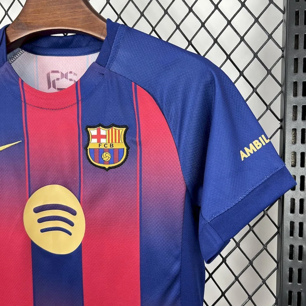 Barcelona 2025/26 Home Kids Kit, foto 5