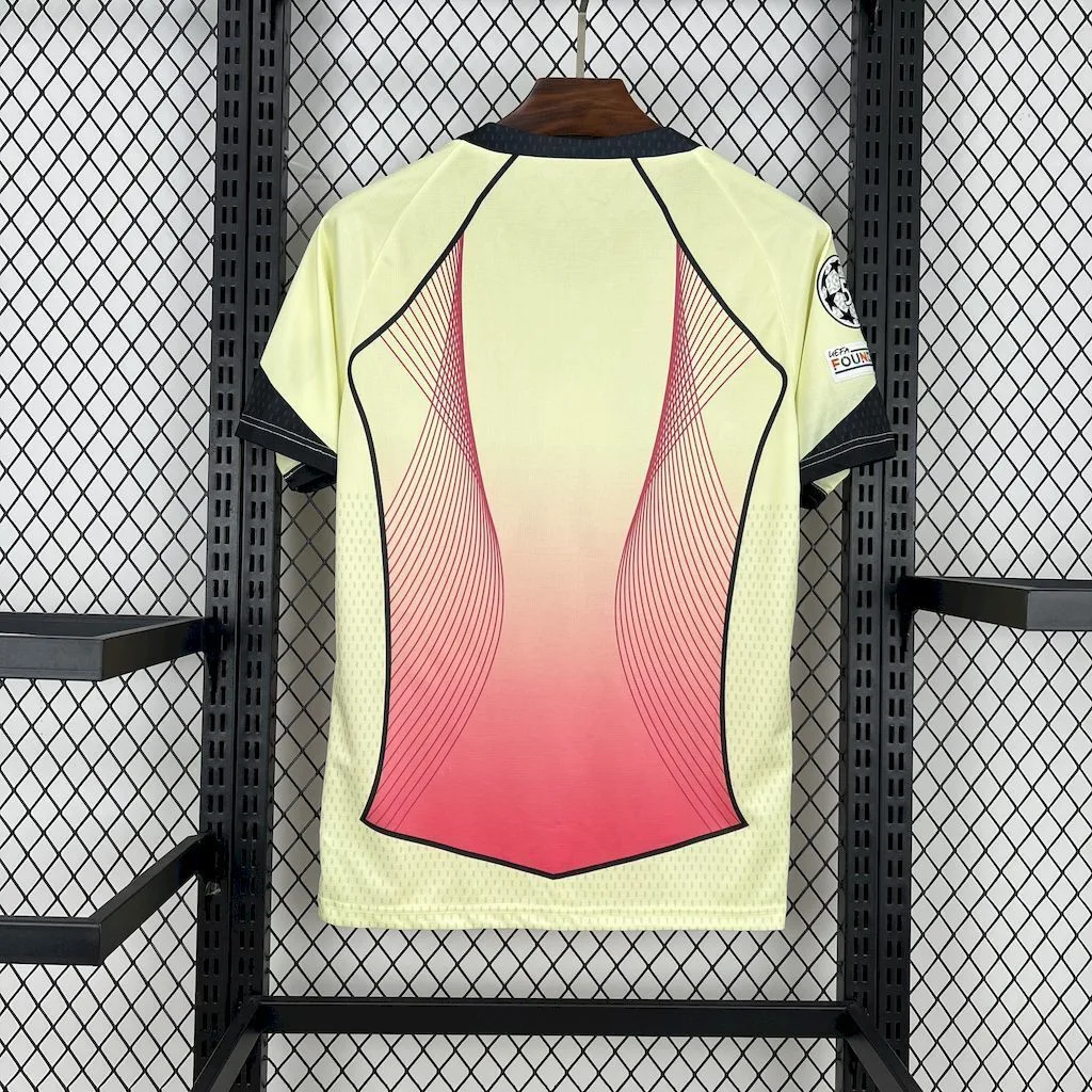 Barcelona 2025/26 yellow pink special edition Jersey (With Champions League), foto 2