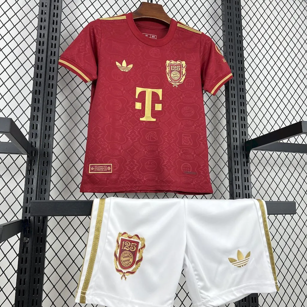 Bayern Munich 2024/25 125 Anniversary Kids Kit, foto 4