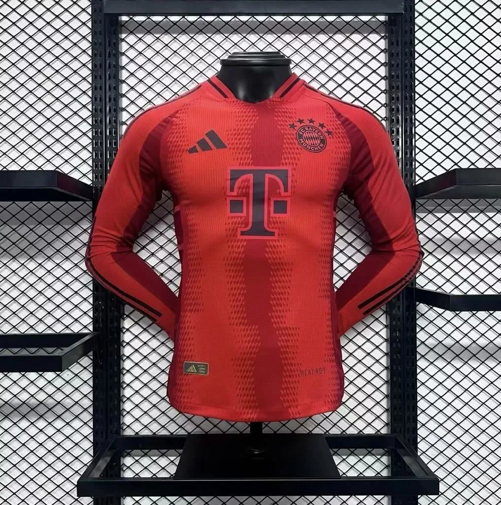 Bayern Munich 2024/25 Home Long Sleeves Jersey – Player Versi, foto 1