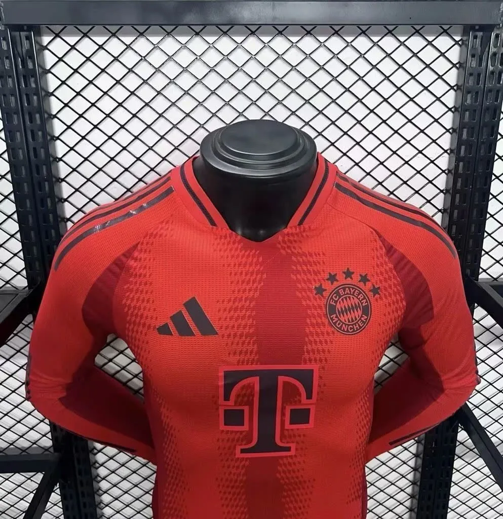 Bayern Munich 2024/25 Home Long Sleeves Jersey – Player Versi, foto 3